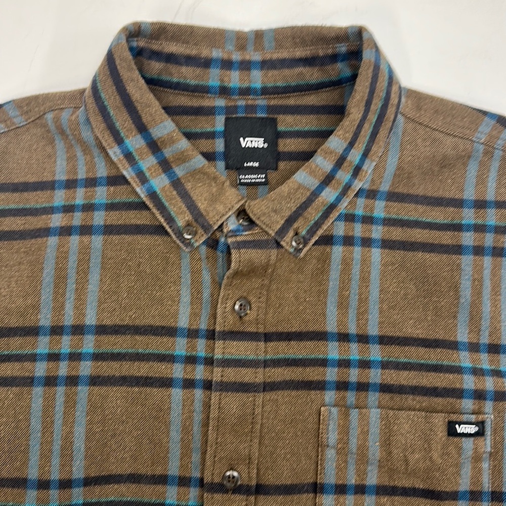 Vans LS 100% Cotton Soft-Brushed Heavyweight Flannel